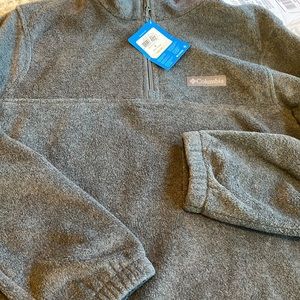 Columbia Grey Men’s Fleece 3/4 ZIP